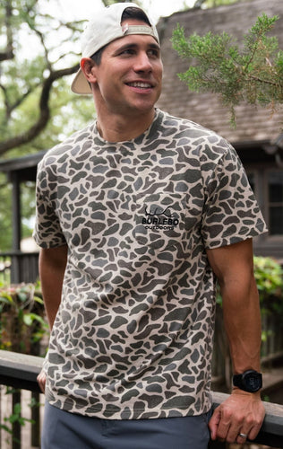 Classic Deer Camo SS Tee - Elk Horn