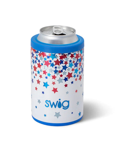 Swig Star Spangled 12 oz. Can + Bottle Cooler