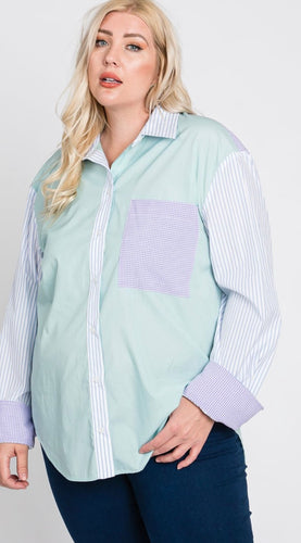 Mix & Match Button Down Top