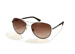 Brighton Helix Chocolate/Silver Sunglasses