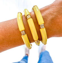 Acrylic Tube Bamboo Bracelets