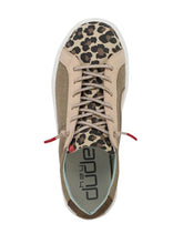 Hey Dudes Karina Beige Leopard Tennis Shoe