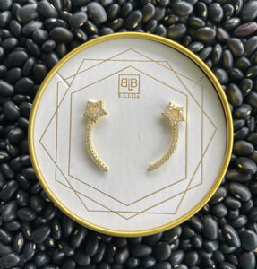 BB Lila Winner Winner Star Climber Earrings