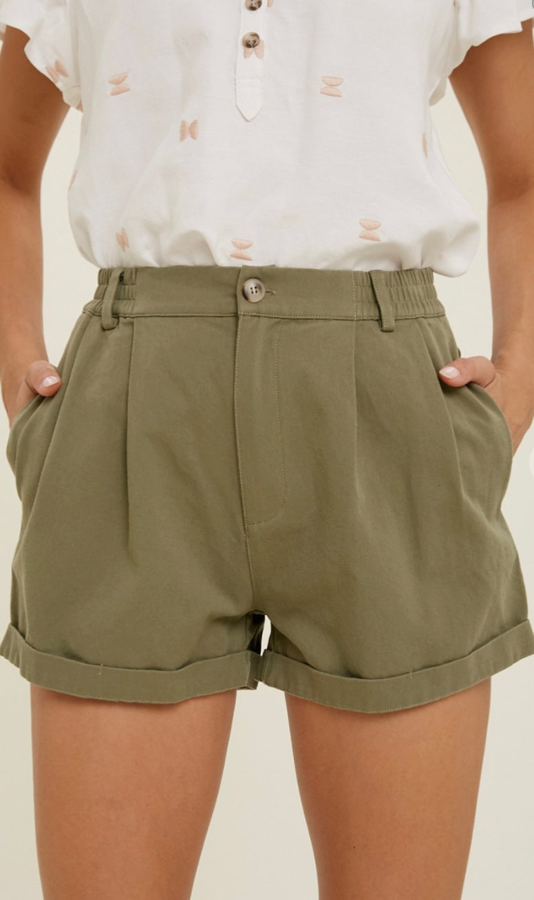 Hot Summer Nights Cuffed Shorts