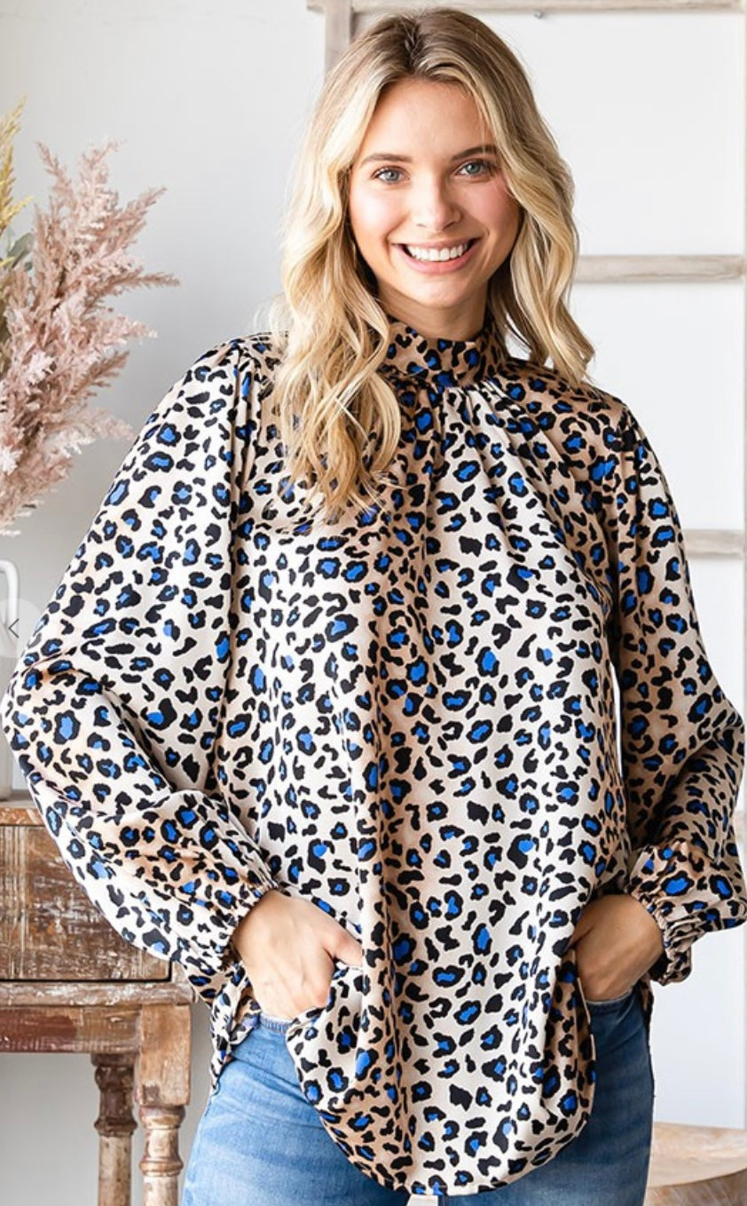 Talk of the Town Leopard Top