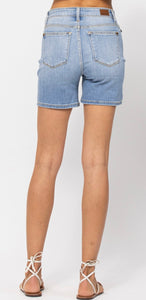 Judy Blue Cruising with You Hi-Rise Mid Length Shorts