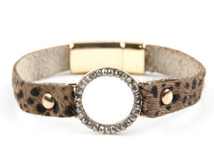 Leather Magnetic Bracelet