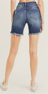 Risen You are the Best Long Shorts - Dark Wash
