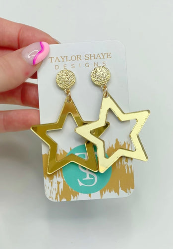 Taylor Shaye Open Star Drops