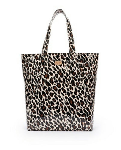 Consuela Mona Brown Leopard Grab n’ Go Tote