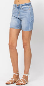 Judy Blue Cruising with You Hi-Rise Mid Length Shorts