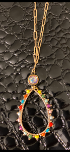 PP Multi-Color Beaded Necklace