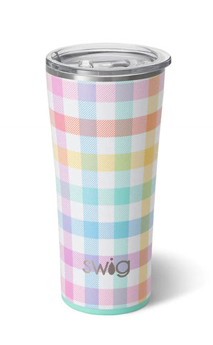 Swig Pretty In Plaid 22 oz Tumbler