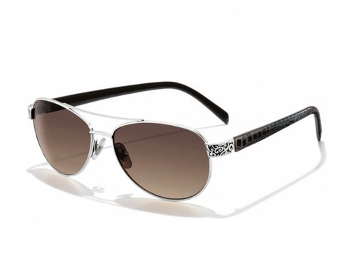 Brighton Sugar Shack Chocolate/Silver Sunglasses
