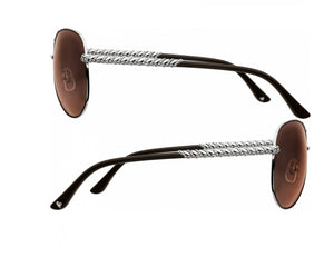 Brighton Helix Chocolate/Silver Sunglasses