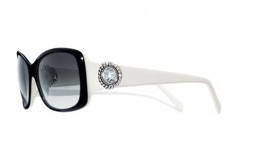 Brighton Twinkle Black/White Sunglasses