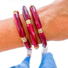 Acrylic Tube Bamboo Bracelets