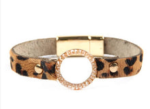 Leather Magnetic Bracelet