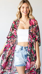 A Girl Can Dream Floral Duster