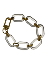 Lucite Chain Link Bracelet