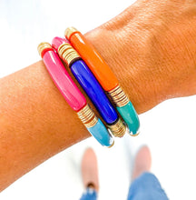 Acrylic Tube Bamboo Bracelets