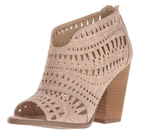 Not Rated Groove Thang Ankle Bootie - Cream