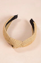 Knotted Straw Headband