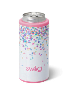 Swig Confetti Skinny Can Cooler (12 oz)